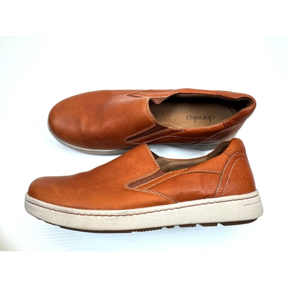Dansko Trent Leather Slip On Loafer Mens 45 US 11.5-12 EUC Comfort‎ Shoes